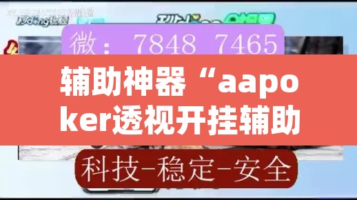 辅助神器“aapoker透视开挂辅助	”附辅助神器开挂脚本详细步骤