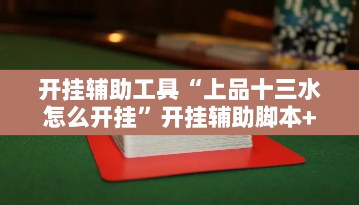 开挂辅助工具“上品十三水怎么开挂”开挂辅助脚本+详细开挂安装教程