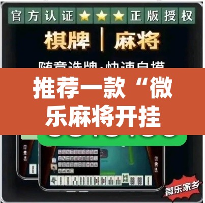 推荐一款“微乐麻将开挂辅助器揭秘”(透视)其实确实有挂