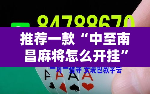 推荐一款“中至南昌麻将怎么开挂”(透视)其实确实有挂