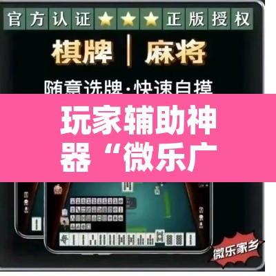 玩家辅助神器“微乐广东麻将开挂神器下载软件”开挂辅助脚本+详细开挂安装教程