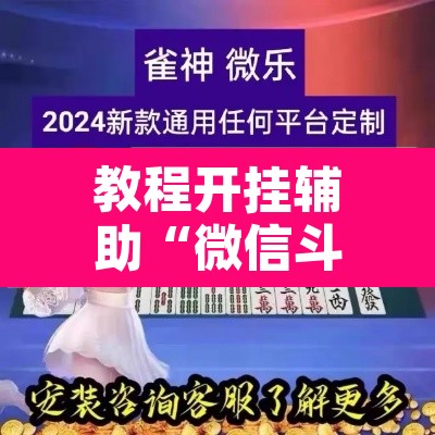 教程开挂辅助“微信斗地主万能透视软件	”其实确实有挂