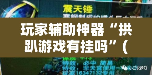 玩家辅助神器“拱趴游戏有挂吗	”(透视挂)辅助透视教程