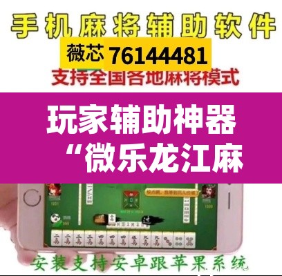 玩家辅助神器“微乐龙江麻将能下挂吗	”(透视)其实确实有挂