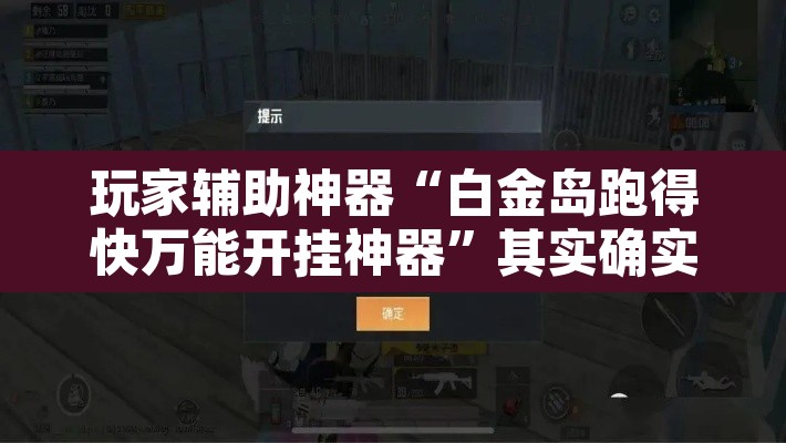 玩家辅助神器“白金岛跑得快万能开挂神器	”其实确实有挂