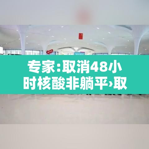 专家:取消48小时核酸非躺平›取消48小时核酸出省 专家:取消48小时核酸非躺平›取消48小时核酸出省