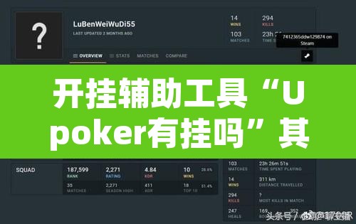 开挂辅助工具“Upoker有挂吗	”其实确实有挂