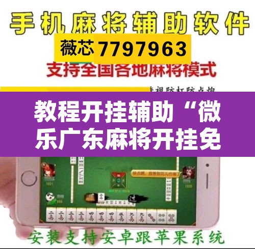 教程开挂辅助“微乐广东麻将开挂免费下载安装”开挂辅助脚本+详细开挂安装教程