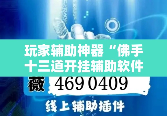 玩家辅助神器“佛手十三道开挂辅助软件	”其实确实有挂