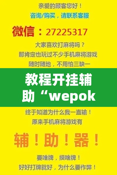 教程开挂辅助“wepoker作弊辅助软件”开挂辅助脚本+详细开挂安装教程