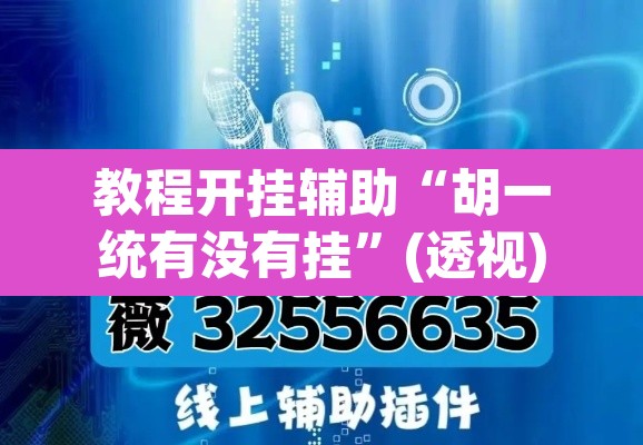 教程开挂辅助“胡一统有没有挂”(透视)其实确实有挂