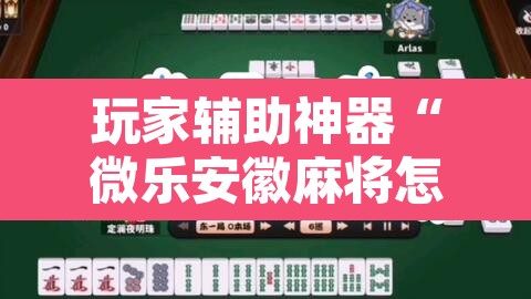 玩家辅助神器“微乐安徽麻将怎么提高胜率”开挂辅助脚本+详细开挂安装教程