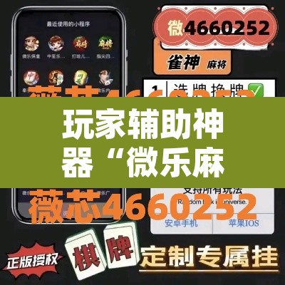 玩家辅助神器“微乐麻将挂先试用后付款”开挂辅助脚本+详细开挂安装教程