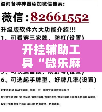 开挂辅助工具“微乐麻将小程序必赢神器免费安装”开挂辅助脚本+详细开挂安装教程