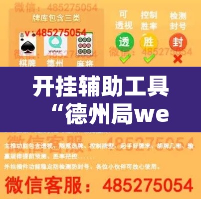 开挂辅助工具“德州局wepoker作弊开挂	”开挂辅助脚本+详细开挂安装教程