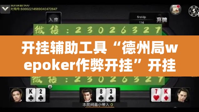 开挂辅助工具“德州局wepoker作弊开挂”开挂辅助脚本+详细开挂安装教程