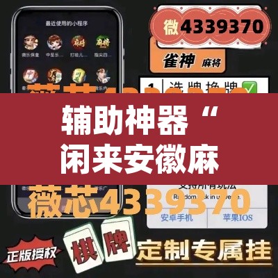 辅助神器“闲来安徽麻将真的可以开挂吗”(透视)其实确实有挂