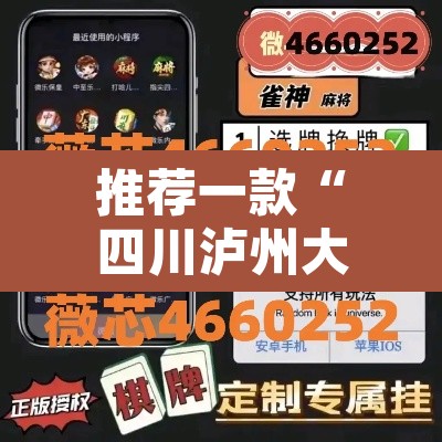 推荐一款“四川泸州大贰四海茶馆透视挂”附辅助神器开挂脚本详细步骤