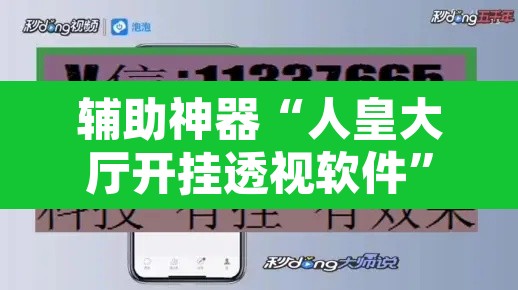 辅助神器“人皇大厅开挂透视软件	”开挂辅助脚本+详细开挂安装教程