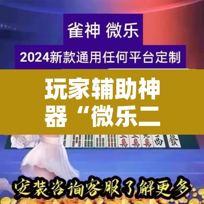 玩家辅助神器“微乐二七王开挂神器下载安装”其实确实有挂