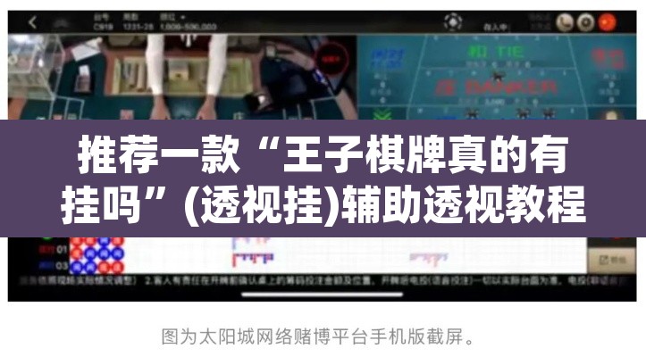 推荐一款“王子棋牌真的有挂吗	”(透视挂)辅助透视教程