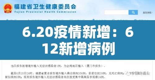 6.20疫情新增：612新增病例