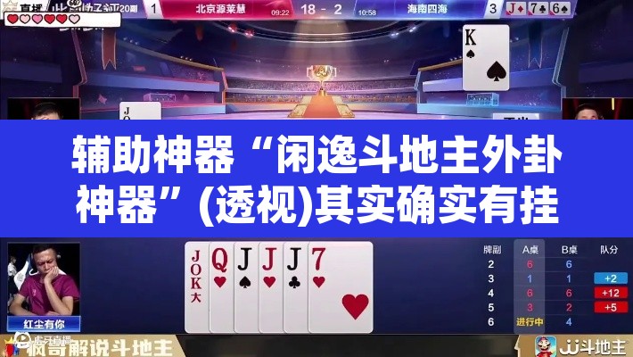 辅助神器“闲逸斗地主外卦神器	”(透视)其实确实有挂
