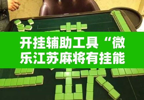 开挂辅助工具“微乐江苏麻将有挂能查出来吗”其实确实有挂