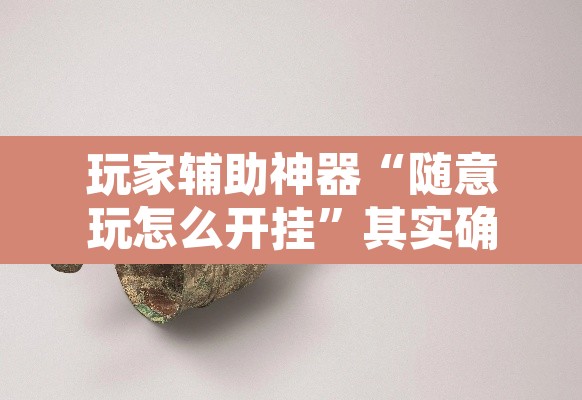 玩家辅助神器“随意玩怎么开挂	”其实确实有挂