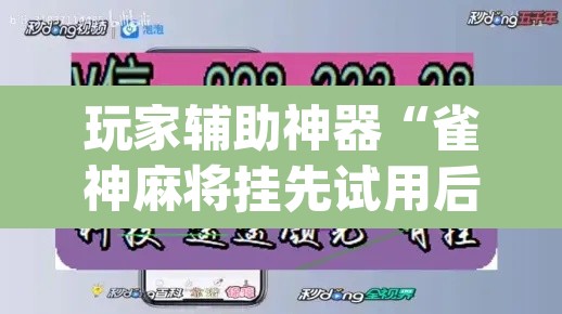 玩家辅助神器“雀神麻将挂先试用后付款”(透视挂)辅助透视教程