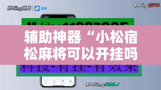 辅助神器“小松宿松麻将可以开挂吗	”开挂辅助脚本+详细开挂安装教程
