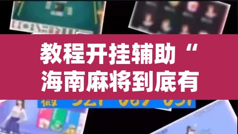 教程开挂辅助“海南麻将到底有没有挂	”(透视)其实确实有挂