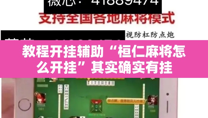 教程开挂辅助“桓仁麻将怎么开挂”其实确实有挂