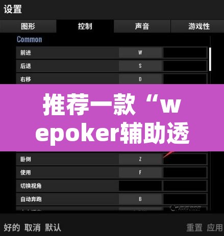 推荐一款“wepoker辅助透视挂软件”其实确实有挂
