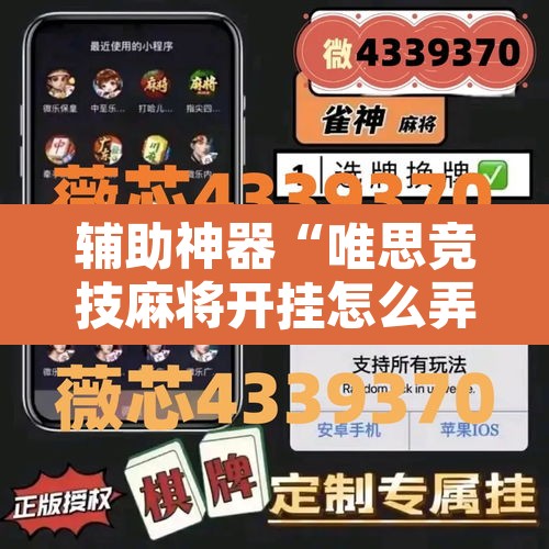 辅助神器“唯思竞技麻将开挂怎么弄”开挂辅助脚本+详细开挂安装教程