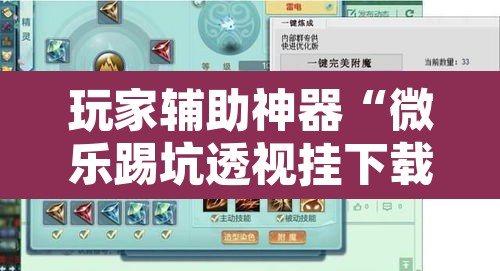 玩家辅助神器“微乐踢坑透视挂下载	”附辅助神器开挂脚本详细步骤