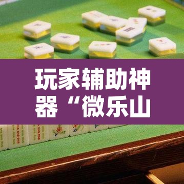 玩家辅助神器“微乐山东麻将开挂神器”其实确实有挂