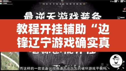 教程开挂辅助“边锋辽宁游戏确实真的有挂”其实确实有挂