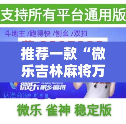 推荐一款“微乐吉林麻将万能开挂器免费	”(透视)其实确实有挂
