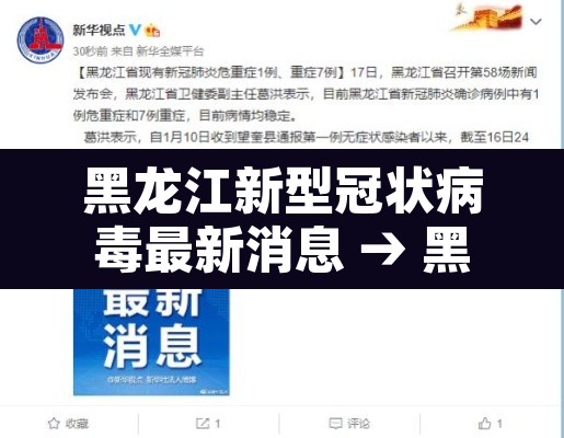 黑龙江新型冠状病毒最新消息 → 黑龙江新冠状病毒最新疫情 黑龙江新型冠状病毒最新消息 → 黑龙江新冠状病毒最新疫情