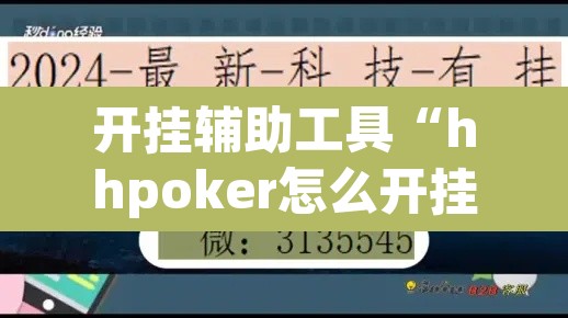 开挂辅助工具“hhpoker怎么开挂教程”其实确实有挂