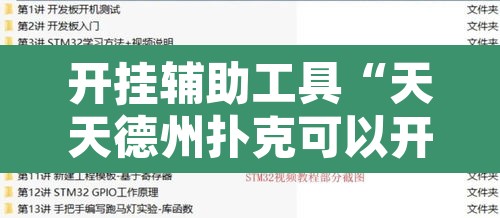 开挂辅助工具“天天德州扑克可以开挂吗”开挂辅助脚本+详细开挂安装教程