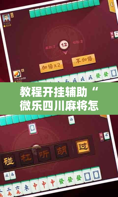 教程开挂辅助“微乐四川麻将怎么开免费的挂”(透视挂)辅助透视教程