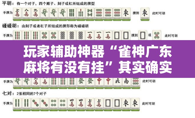 玩家辅助神器“雀神广东麻将有没有挂”其实确实有挂