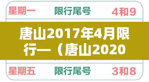 唐山2017年4月限行—(唐山2020年限行) 唐山2017年4月限行—(唐山2020年限行)