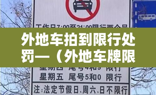 外地车拍到限行处罚—(外地车牌限行被拍怎么处罚) 外地车拍到限行处罚—(外地车牌限行被拍怎么处罚)