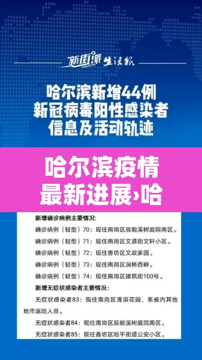哈尔滨疫情最新进展›哈尔滨疫情最新情况怎么样