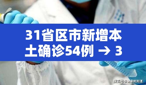 31省区市新增本土确诊54例 → 31省区市新增确诊54例 本土41例