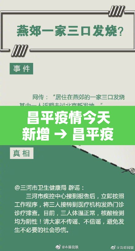 昌平疫情今天新增 → 昌平疫情新增最新 昌平疫情今天新增 → 昌平疫情新增最新