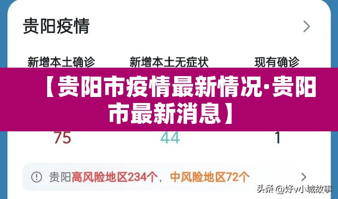 【贵阳市疫情最新情况·贵阳市最新消息】